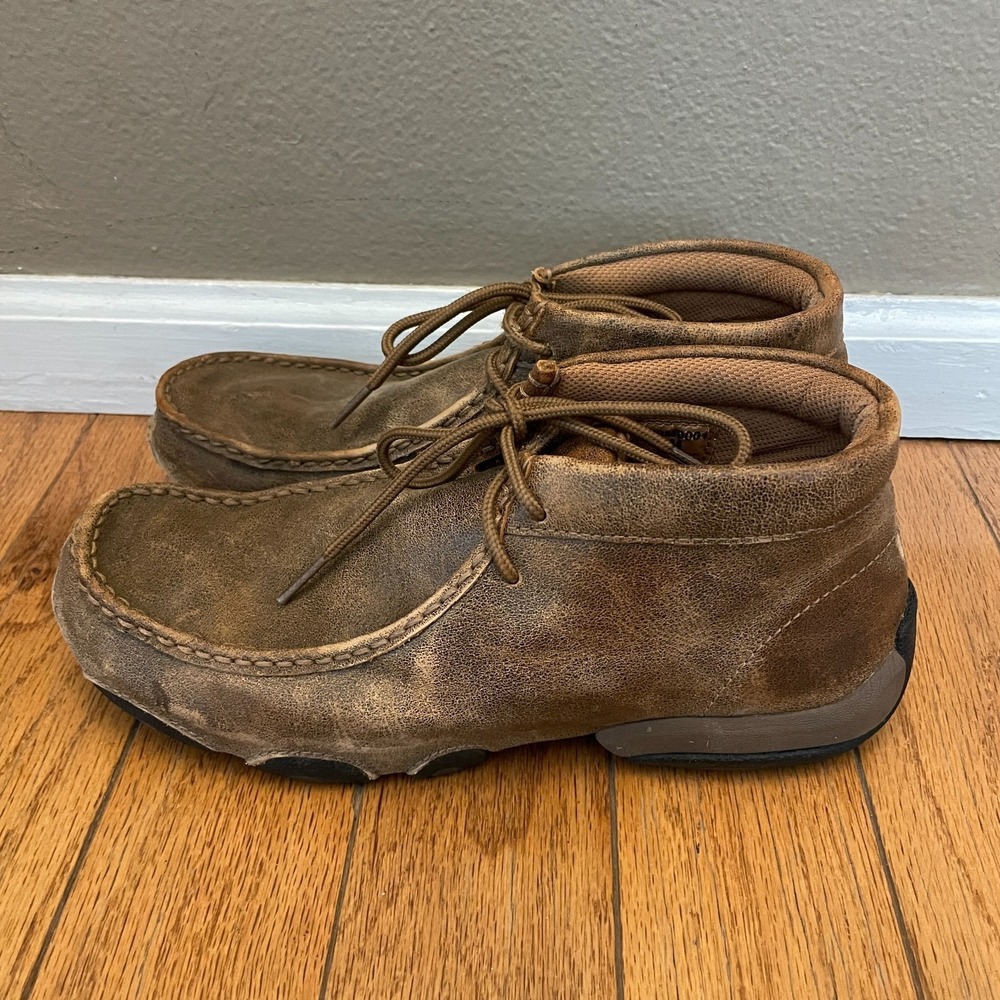 Twisted X Brown Leather Chukka Boots